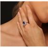 Image 2 : 14KT Rose Gold 3.30ct Tanzanite and Diamond Ring