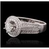 Image 6 : 14KT White Gold 1.51ctw Diamond Ring