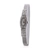 Image 4 : Ladies Art Deco Platinum and 18KT White Gold Allemahn Montreux Diamond Wristwatch