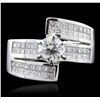Image 3 : 18KT White Gold 2.26ctw Diamond Ring