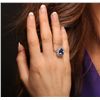 Image 2 : 14KT White Gold 3.38ct Tanzanite and Diamond Ring