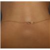 Image 3 : 14KT Yellow Gold 0.18ct Diamond Pendant