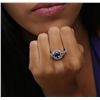 Image 1 : 14KT White Gold 2.35ct Tanzanite and Diamond Ring