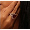 Image 3 : 14KT Yellow Gold 8.78ct Ruby and Diamond Ring