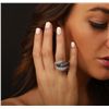 Image 3 : 14KT White Gold 4.98ctw Diamond Ring