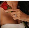 Image 3 : 18KT White Gold 1.55ctw Diamond Ring
