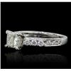 Image 5 : 18KT White Gold 1.55ctw Diamond Ring