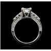 Image 6 : 18KT White Gold 1.55ctw Diamond Ring