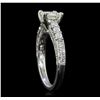 Image 7 : 18KT White Gold 1.55ctw Diamond Ring
