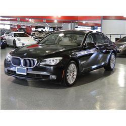 2009 Black BMW 750 Li Sedan