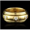 Image 4 : 18KT Yellow Gold 0.90ctw Diamond Ring