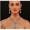 Image 3 : 18KT White Gold 29.88ctw Diamond Suite