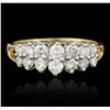 Image 4 : 14KT Yellow Gold 0.80ctw Diamond Ring