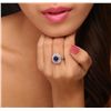 Image 3 : 14KT White Gold 1.94ct Tanzanite and Diamond Ring