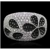 Image 4 : 14KT White Gold 1.06ctw Diamond Ring
