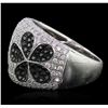 Image 5 : 14KT White Gold 1.06ctw Diamond Ring