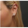 Image 1 : 18KT White Gold 1.53ctw Diamond Earrings