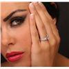 Image 3 : 18KT White Gold 1.31ctw Diamond Ring