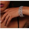 Image 1 : 18KT White Gold 14.75ctw Diamond Bracelet