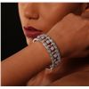 Image 2 : 18KT White Gold 14.75ctw Diamond Bracelet