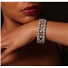Image 3 : 18KT White Gold 14.75ctw Diamond Bracelet
