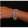Image 4 : 18KT White Gold 14.75ctw Diamond Bracelet