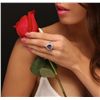 Image 3 : 14KT White Gold 6.14ct Tanzanite and Diamond Ring