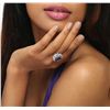 Image 3 : 14KT White Gold 5.45ct Tanzanite and Diamond Ring