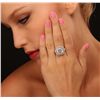Image 2 : 18KT White Gold 7.19ctw Diamond Ring