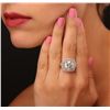 Image 4 : 18KT White Gold 7.19ctw Diamond Ring
