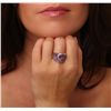 Image 1 : 14KT White Gold 1.62ctw Ruby and Diamond Ring
