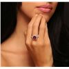 Image 1 : 14KT Two-Tone Gold 5.03ct Ruby and Diamond Ring