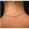 Image 3 : 14KT Rose and White Gold 0.88ctw Diamond Pendant With Chain