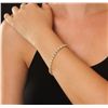 Image 2 : 14KT Yellow Gold 10.04ct Diamond Tennis Bracelet
