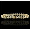 Image 5 : 14KT Yellow Gold 10.04ct Diamond Tennis Bracelet