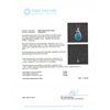Image 6 : 14KT White Gold 11.29ct Turquoise and Diamond Pendant With Chain
