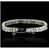 Image 6 : 18KT White and Yellow Gold 8.15ctw Diamond Bracelet