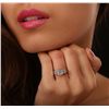 Image 1 : 14KT White Gold 1.39ctw Diamond Wedding Set