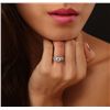 Image 2 : 14KT White Gold 1.39ctw Diamond Wedding Set
