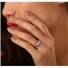 Image 3 : 14KT White Gold 1.39ctw Diamond Wedding Set