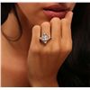 Image 3 : 18KT White Gold 7.07ctw Diamond Ring