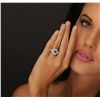 Image 1 : 14KT White Gold 3.52ctw Diamond Ring