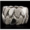 Image 4 : 18KT White Gold 1.75ctw Diamond Ring