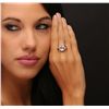 Image 1 : 14KT Yellow Gold 4.30ct Aquamarine and Diamond Ring