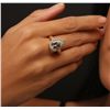 Image 2 : 14KT Yellow Gold 4.30ct Aquamarine and Diamond Ring