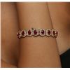 Image 1 : 14KT Yellow Gold 15.30ctw Ruby and Diamond Bracelet