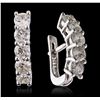 Image 5 : 14KT White Gold 2.71ctw Diamond Earrings