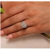 Image 1 : 14KT White Gold 2.18ctw Diamond Ring