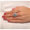 Image 1 : 14KT White Gold 2.31ct Aquamarine and Diamond Ring