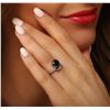 Image 3 : 18KT White Gold 3.08ctw Black Diamond Ring